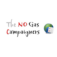"No Gas" campaigners