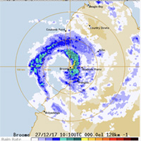 Cyclone Hilda takes Broome by surprise