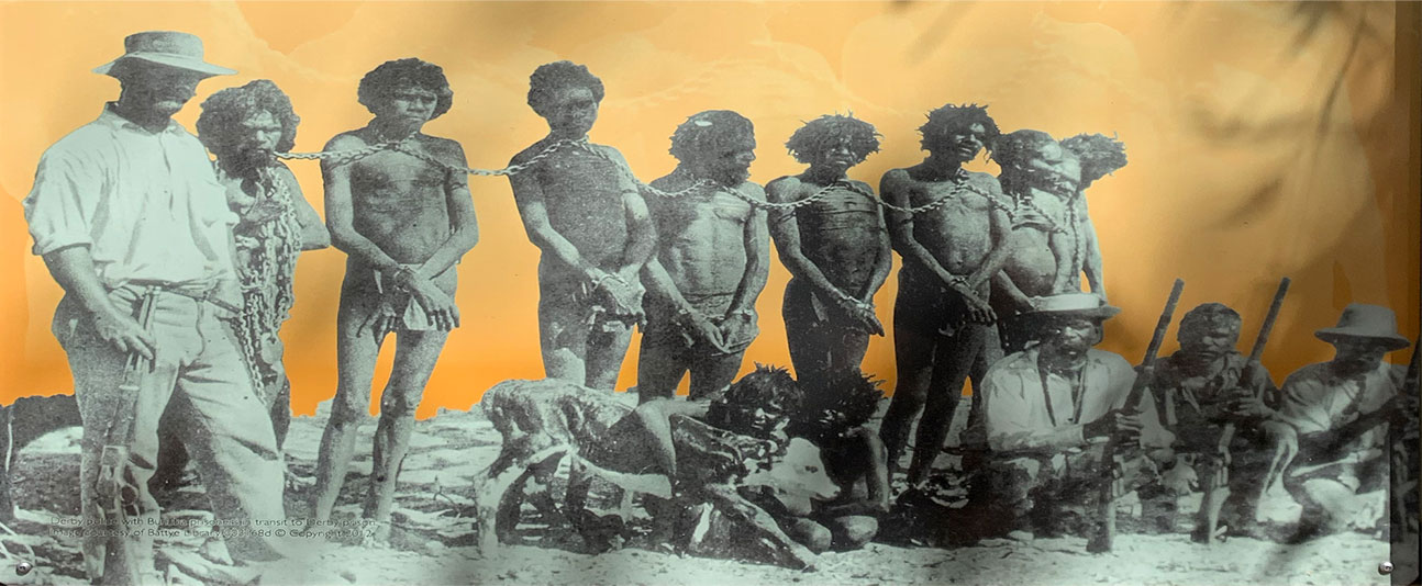 Aboriginal people held in chains